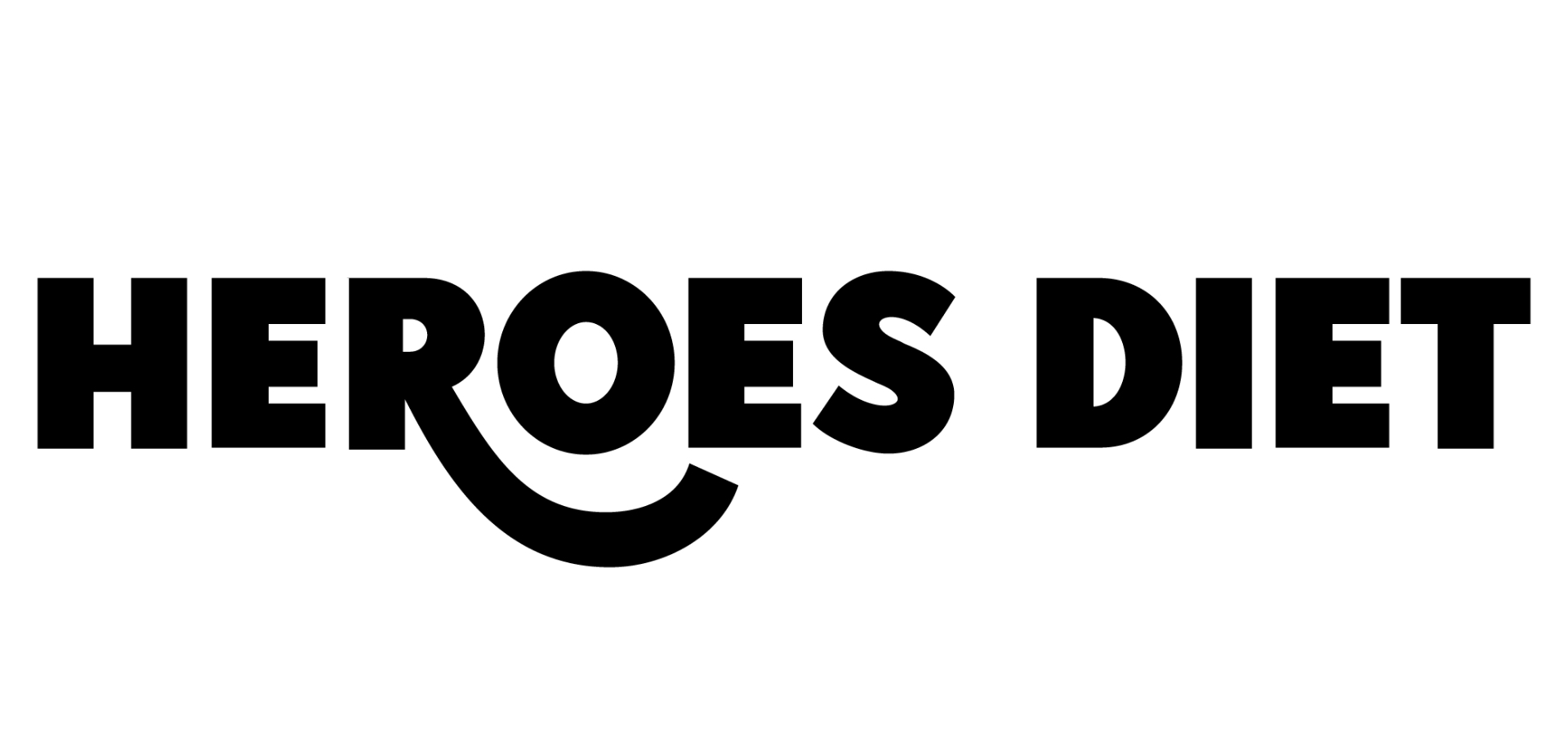 Czarne logo Heroes Diet