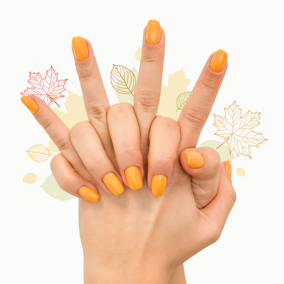 Manicure jesienny
