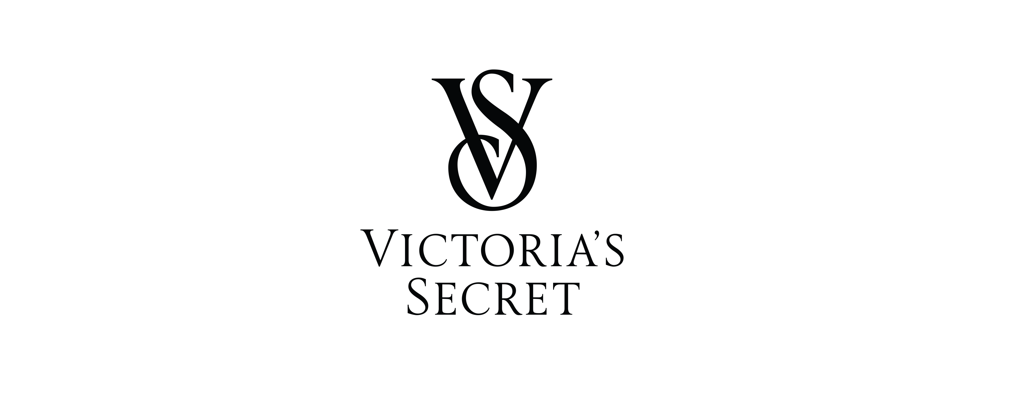 logo victoria's secret na białym tlle
