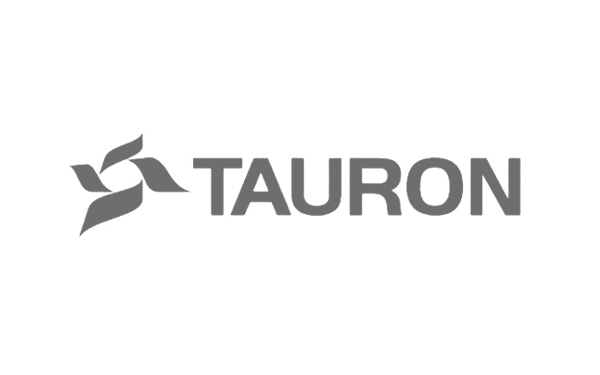 Tauron - szare logo