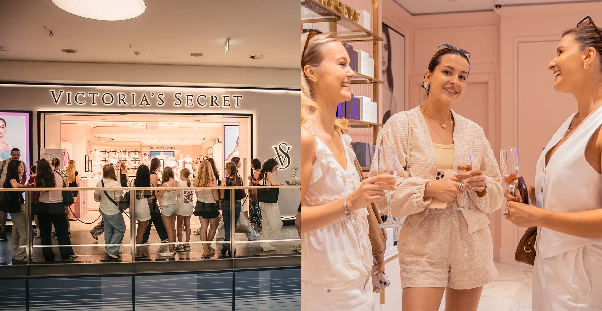 Otwarcie butiku Victoria's Secret - Krakowskie influencerki podczas preopeningu