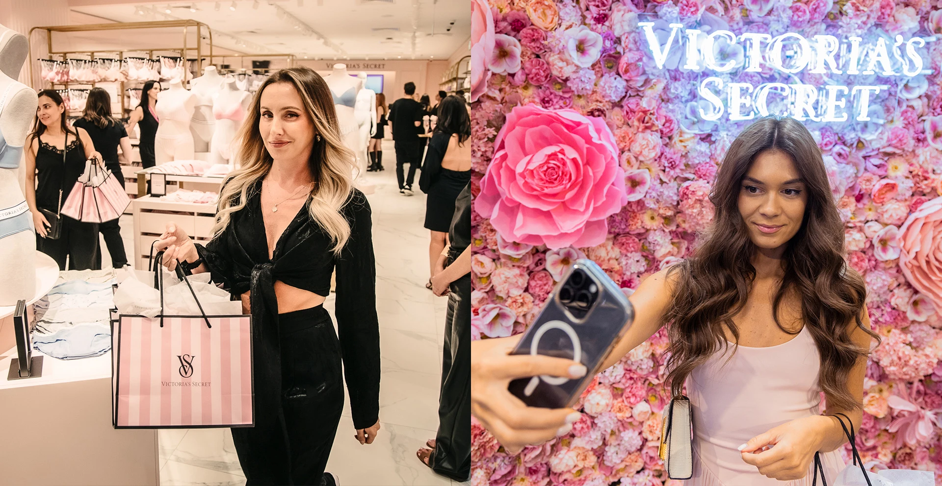 Otwarcie butiku Victoria's Secret - Krakowskie influencerki podczas preopeningu