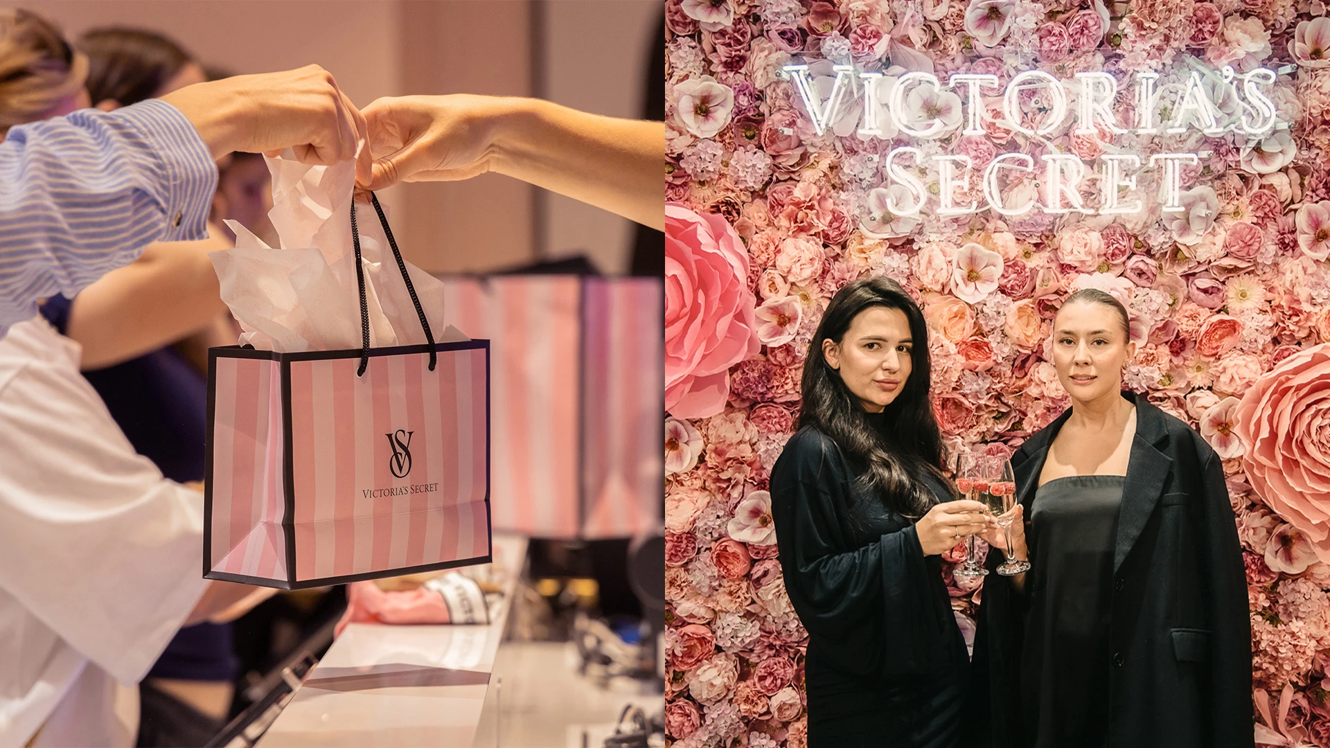 Influencerki w butiku Victoria's Secret w Krakowie